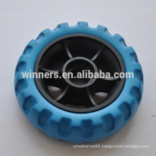 small plastic toy wheel 4 inch eva wheel